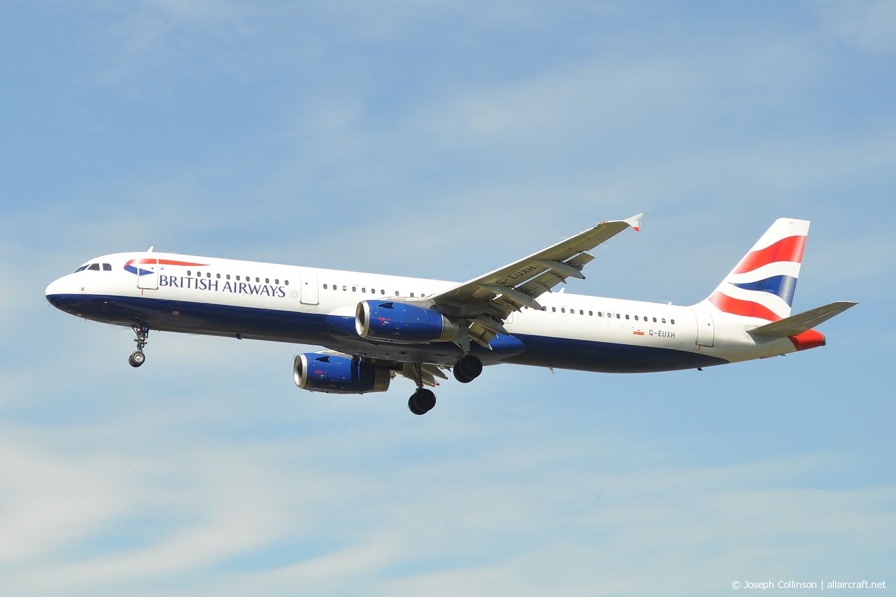 G-EUXH · Airbus A321-231 · (LHR / EGLL)