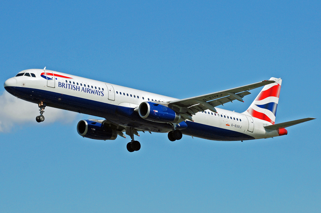 G-EUXJ (cn 3081) Airbus A321-231