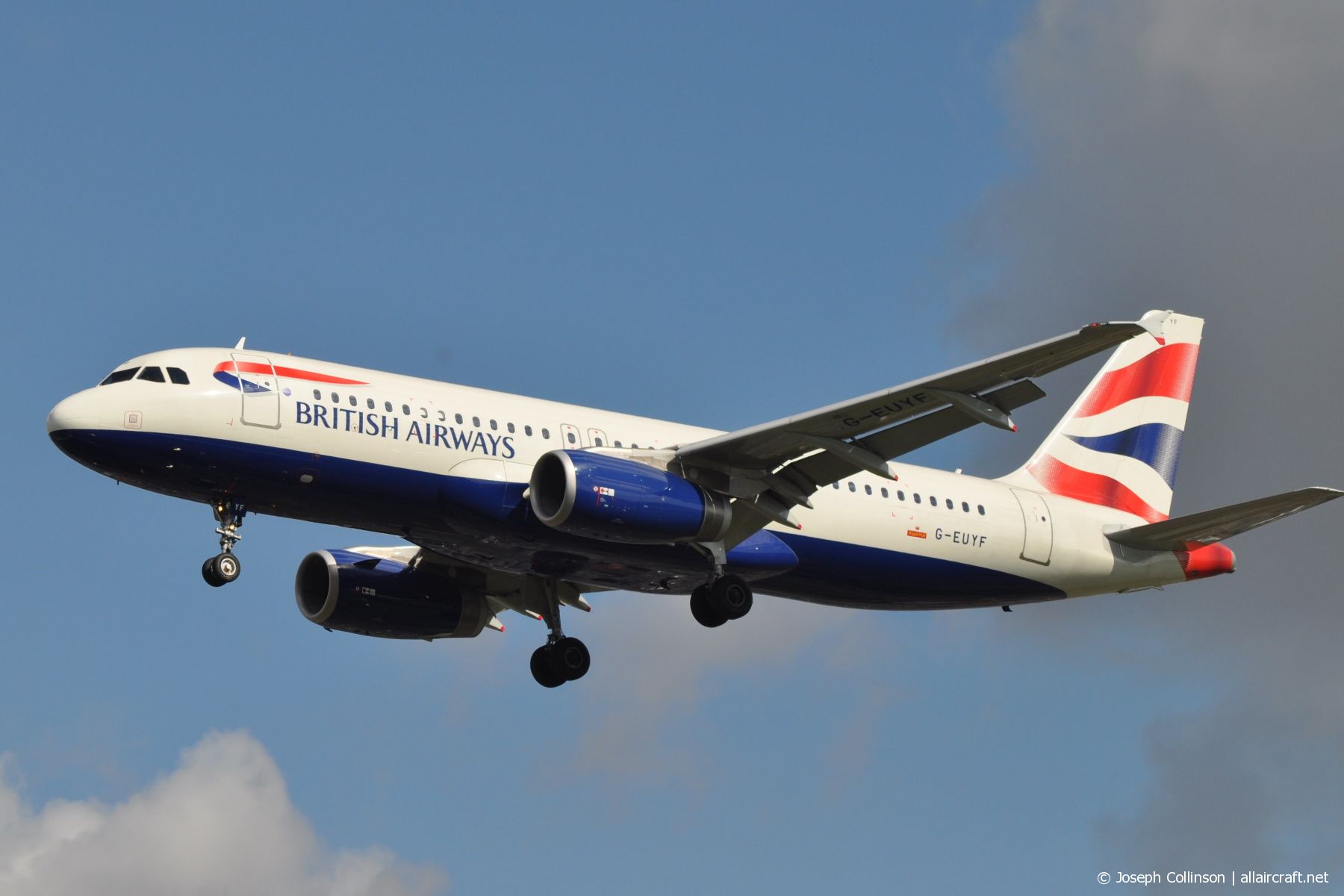 G-EUYF · Airbus A320-232 · (LHR / EGLL)