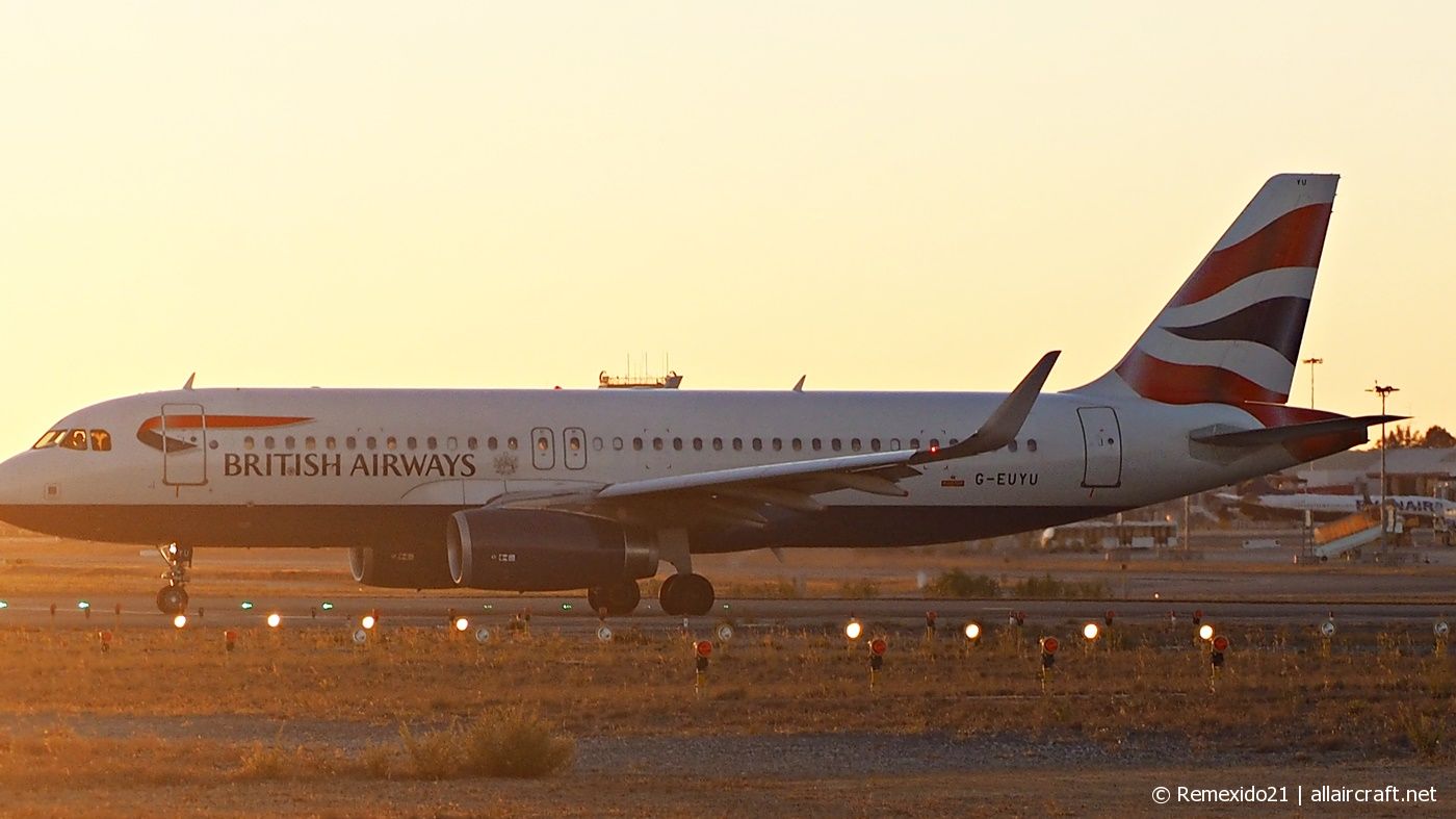 G-EUYU · Airbus A320-232(WL) · (FAO /LPFR)