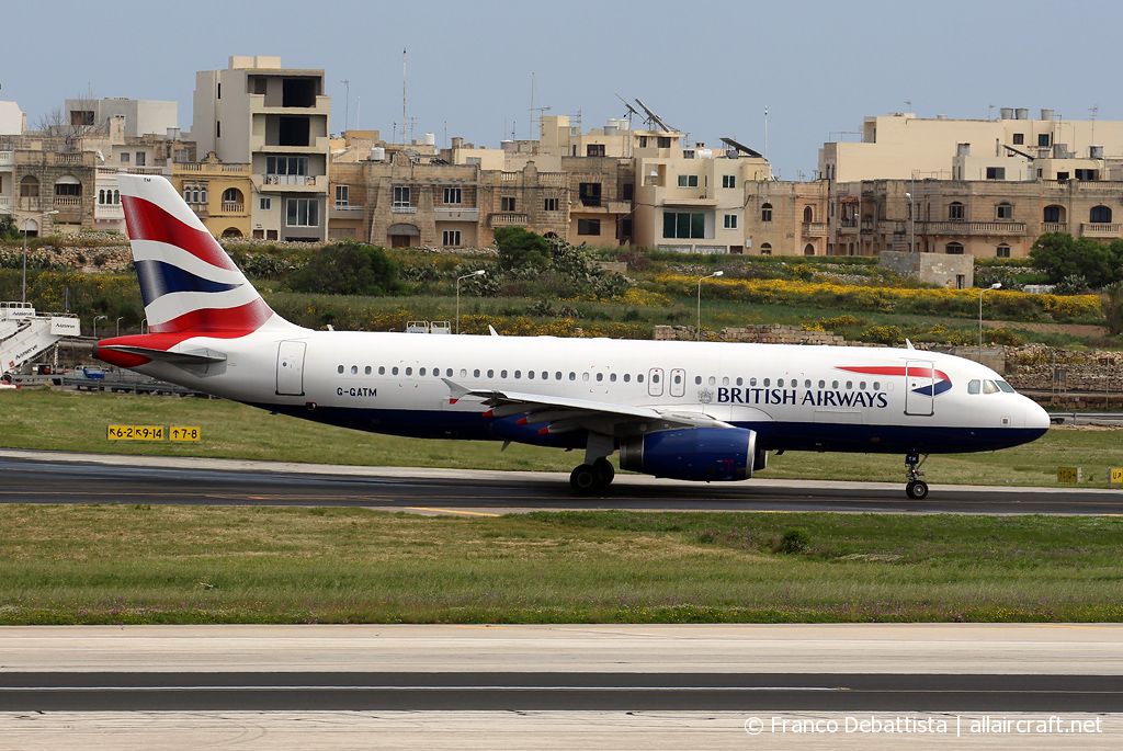 G-GATM · Airbus A320-233 · (MLA / LMML)
