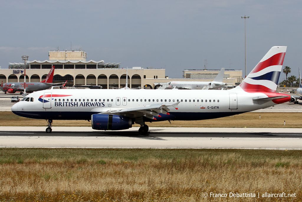 G-GATN · Airbus A320-232 · (MLA / LMML)