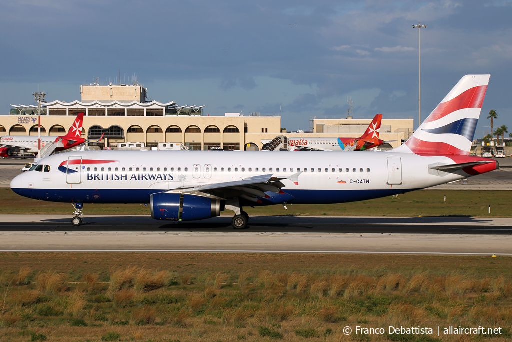 G-GATN · Airbus A320-232 · (MLA / LMML)