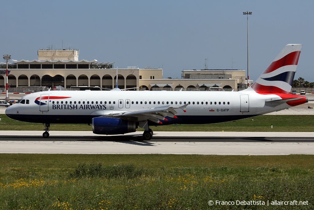 G-GATP · Airbus A320-232 · (MLA / LMML)