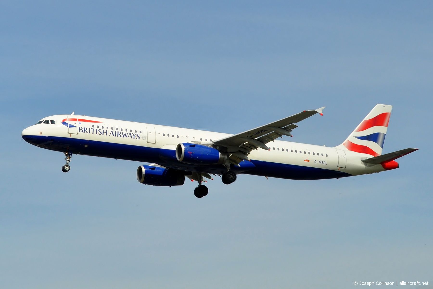 G-MEDL · Airbus A321-231 · (LHR / EGLL)