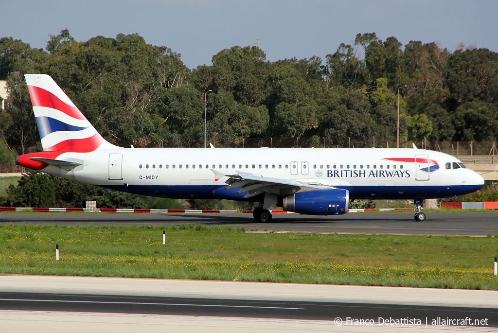 G-MIDY · Airbus A320-232 · (MLA / LMML)