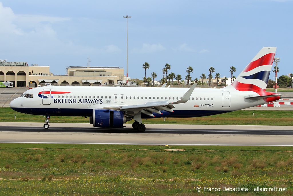 G-TTNO · Airbus A320-251N · (MLA / LMML)