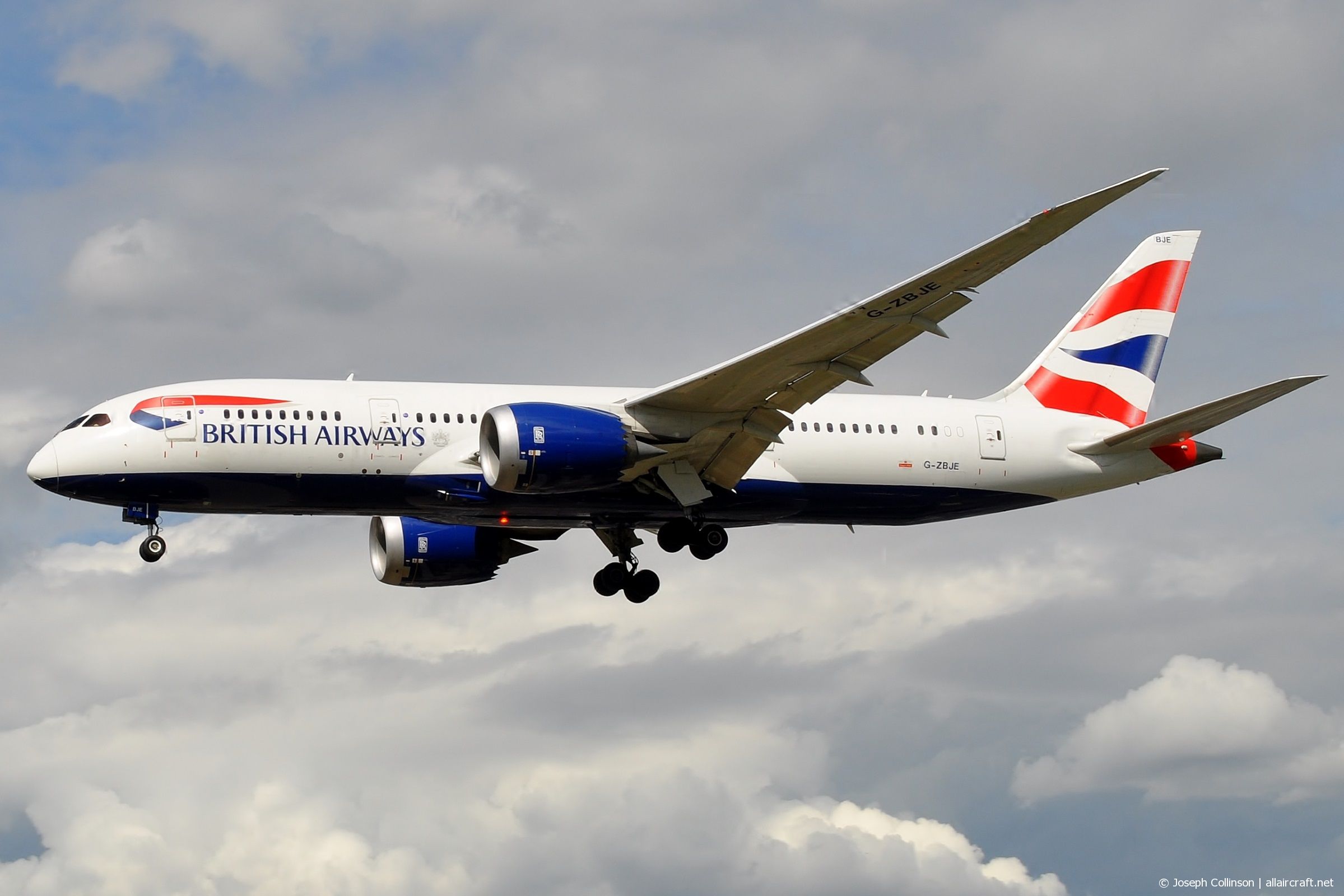 G-ZBJE (cn 38612) Boeing 787-8