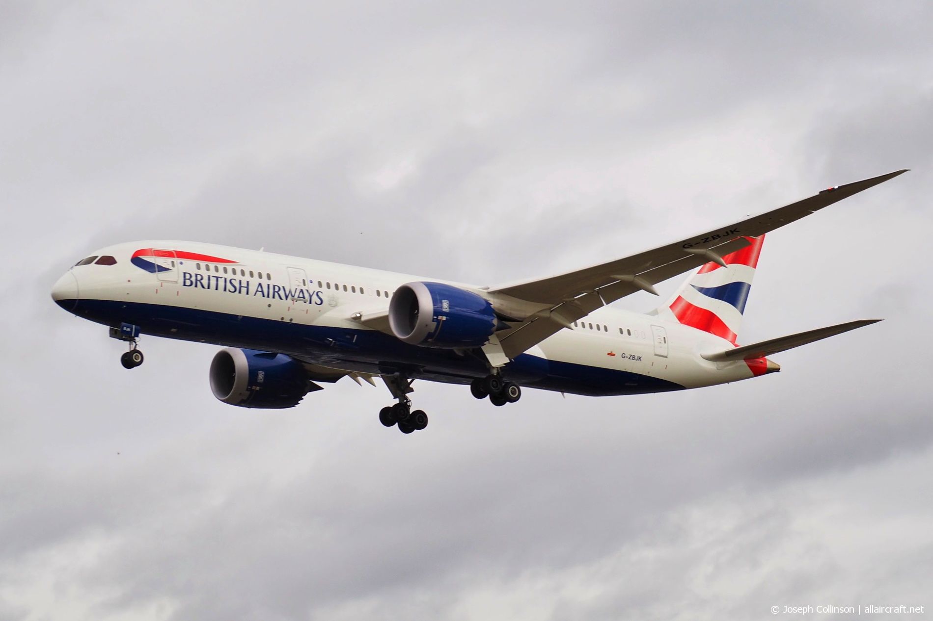 G-ZBJK · Boeing 787-8 Dreamliner · (LHR / EGLL)