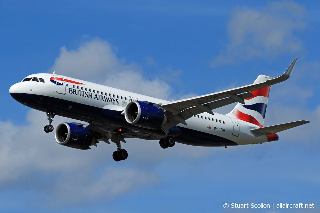 G-TTNI (8767) 2019 Airbus A320-251N