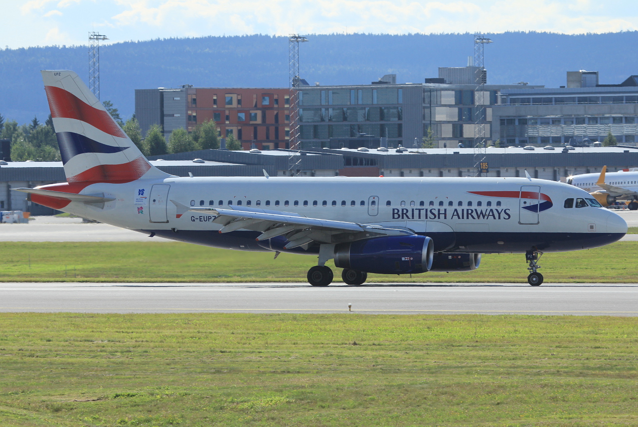 G-EUPZ · Airbus A319-131 · (OSL / ENGM)