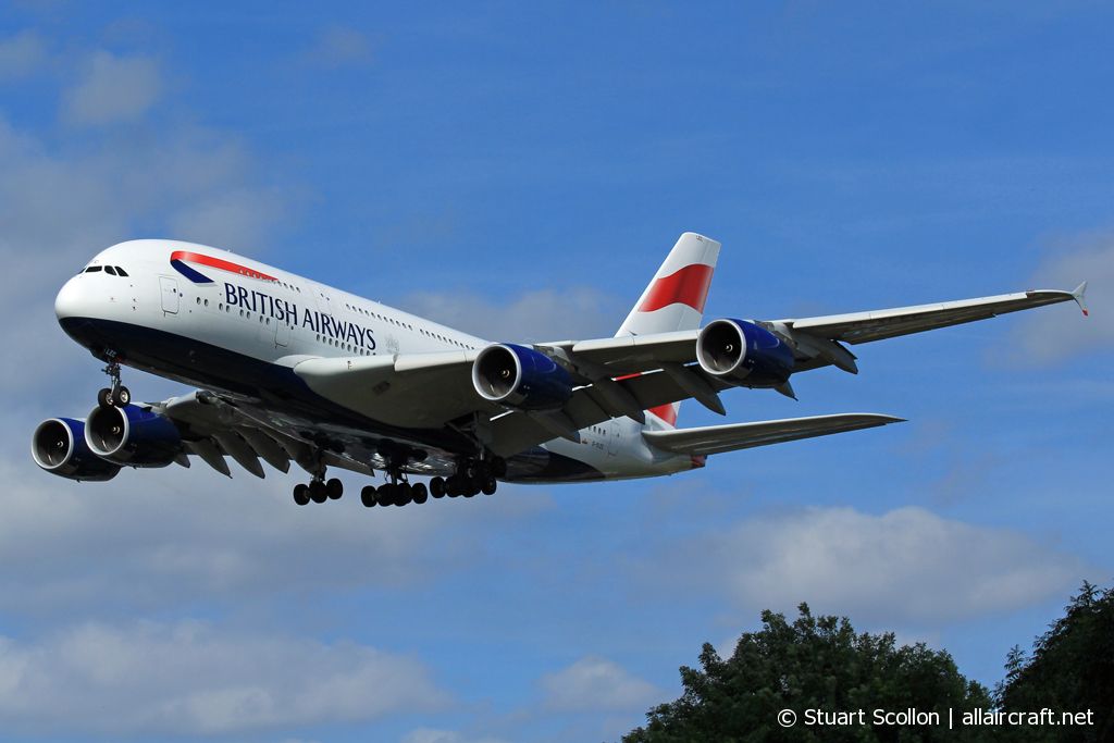 G-XLEC · Airbus A380-841 · (LHR / EGLL)