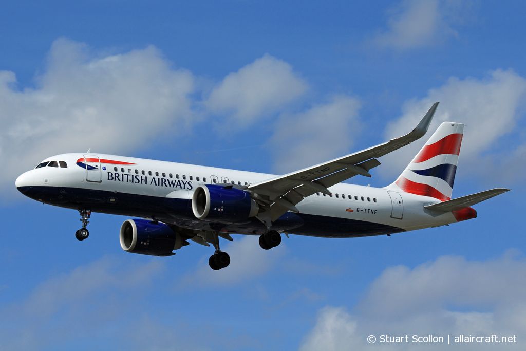 G-TTNF (cn 8408) Airbus A320-251N