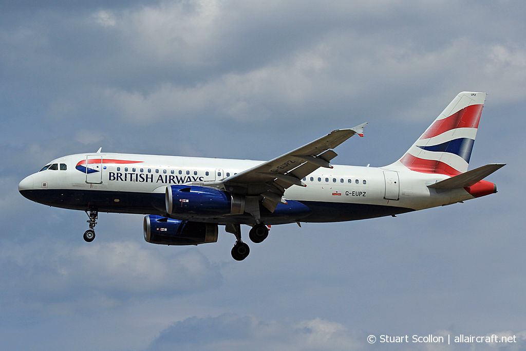 G-EUPZ (cn 1510) Airbus A319-131