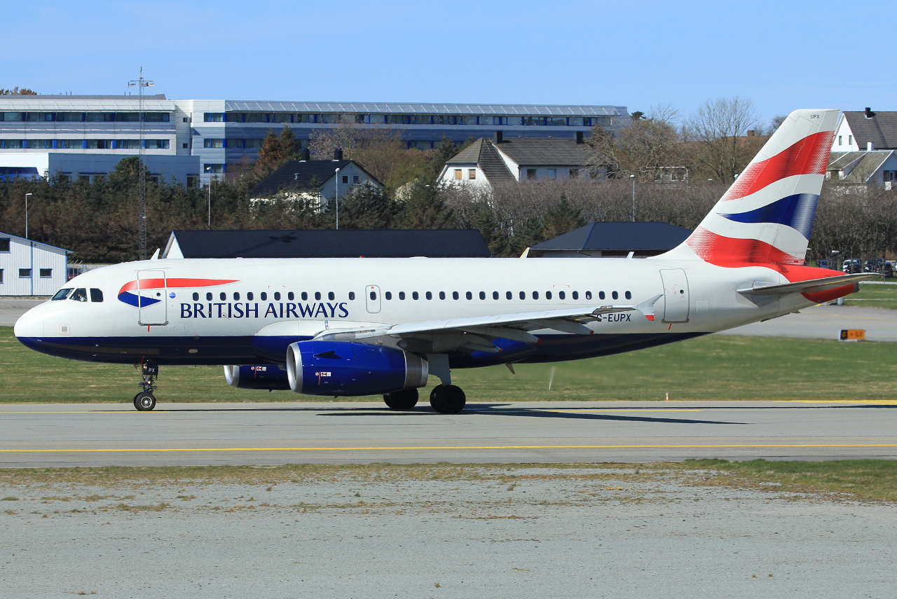 G-EUPX · Airbus A319-131 · (SVG / ENZV)