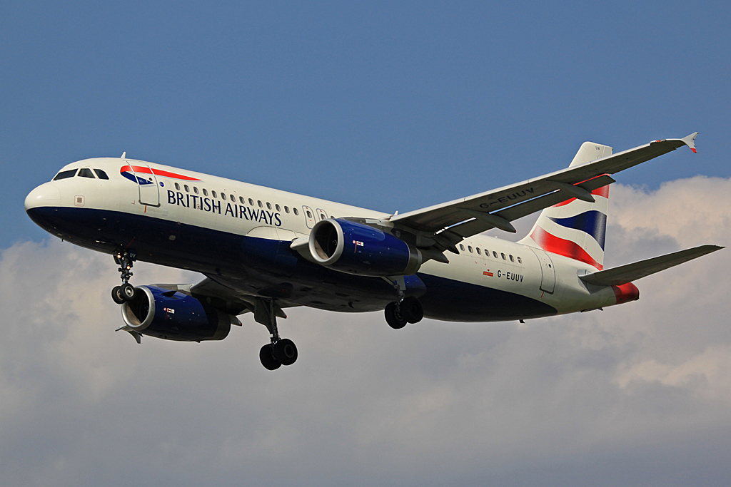 G-EUUV · Airbus A320-232 · (LHR / EGLL)