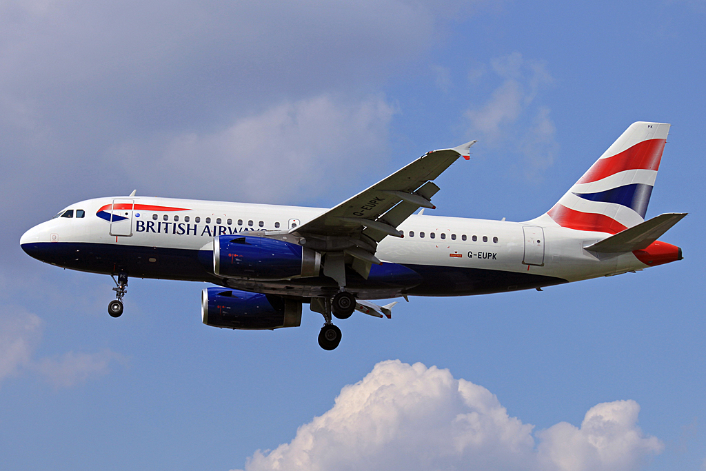 G-EUPK · Airbus A319-131 · (LHR / EGLL)