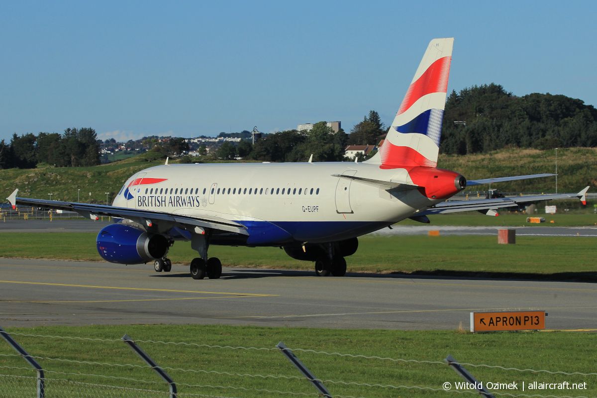 G-EUPF (1197) 2000 Airbus A319-131
