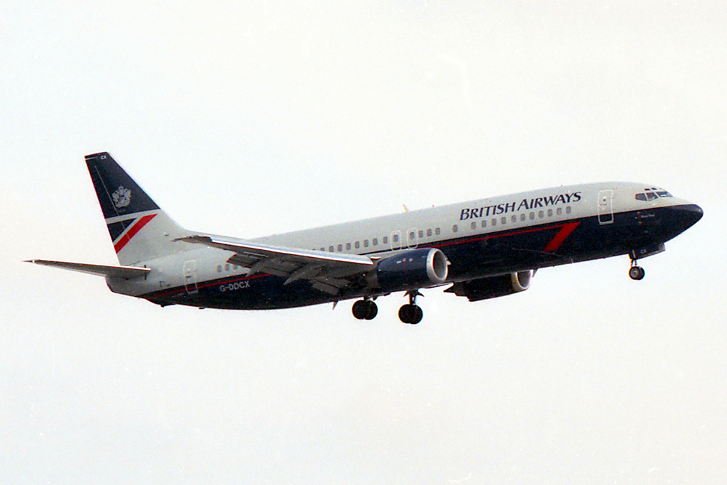 G-DOCX · Boeing 737-436 · (LHR / EGLL)
