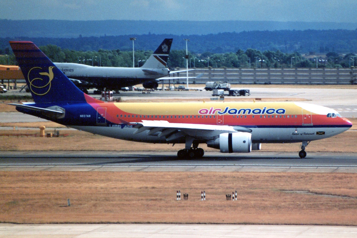 N837AB, (cn 674), Airbus A310-324
