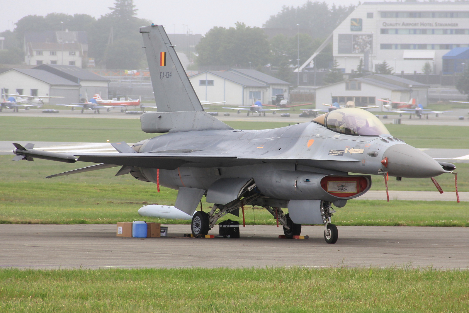 FA-134 · SABCA F-16AM Fighting Falcon · (SVG / ENZV)
