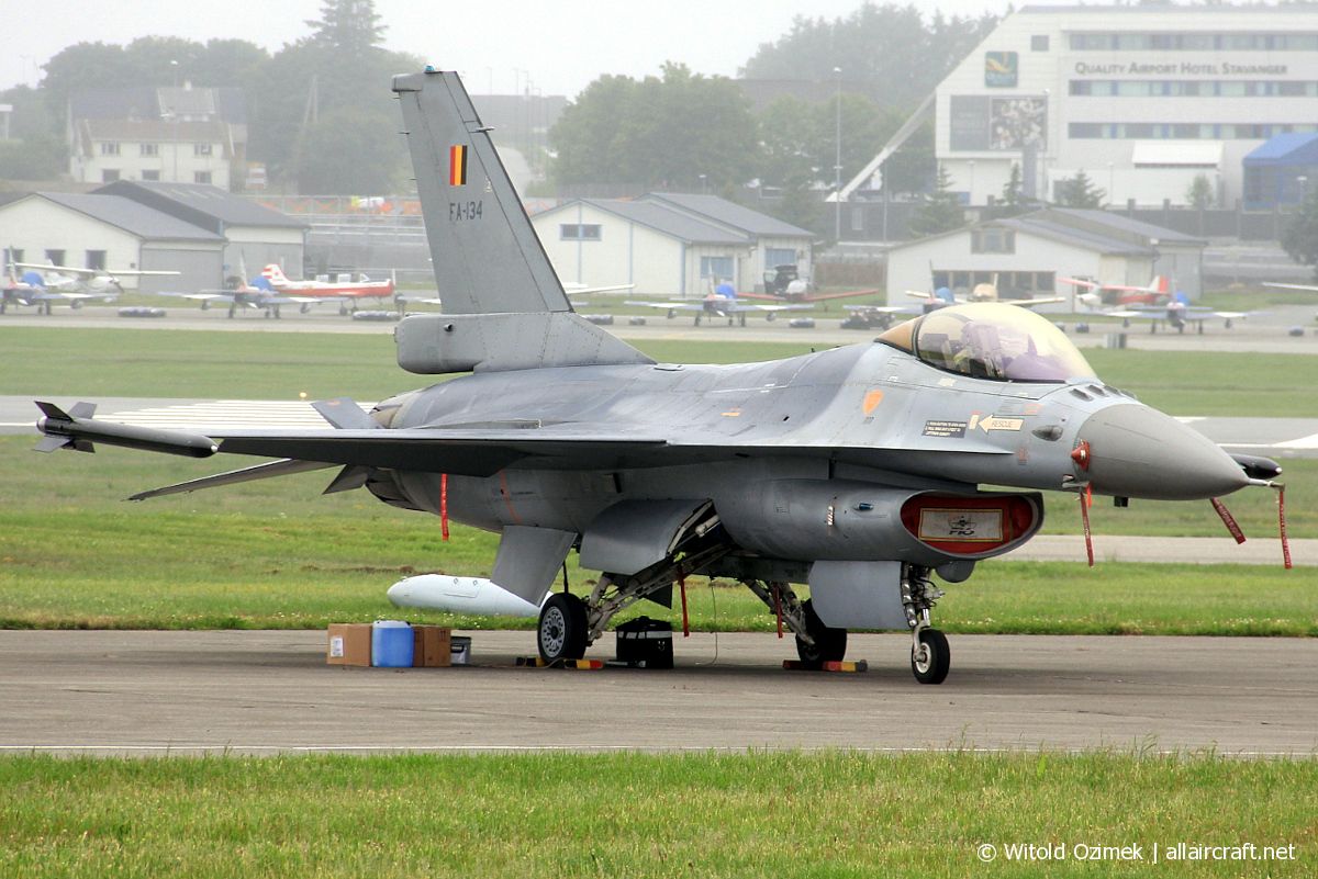 FA-134 (6H-134) 1991 SABCA F-16AM Fighting Falcon