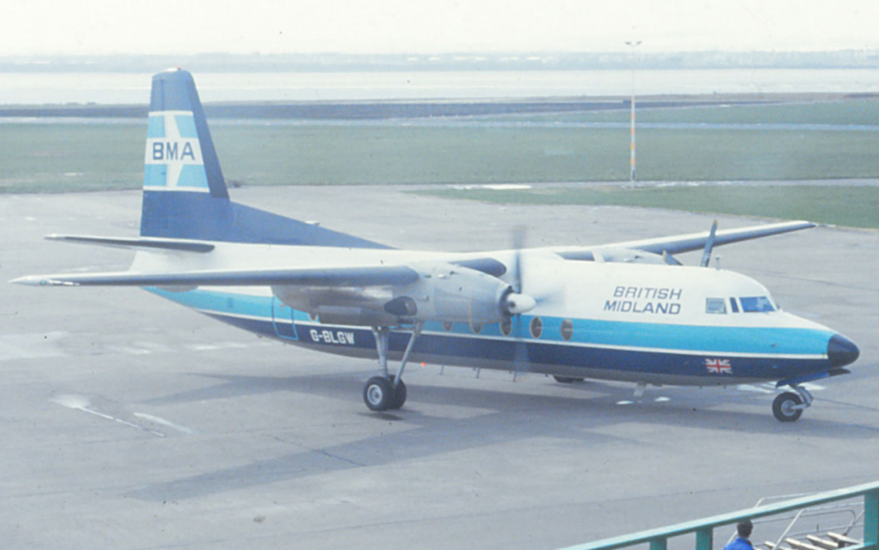 G-BLGW · Fokker F-27-200 Friendship · (LPL / EGGP)
