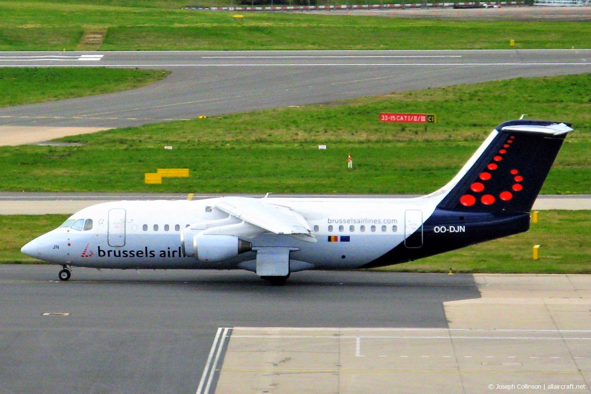 OO-DJN · British Aerospace Avro RJ85 · (BHX / EGBB)