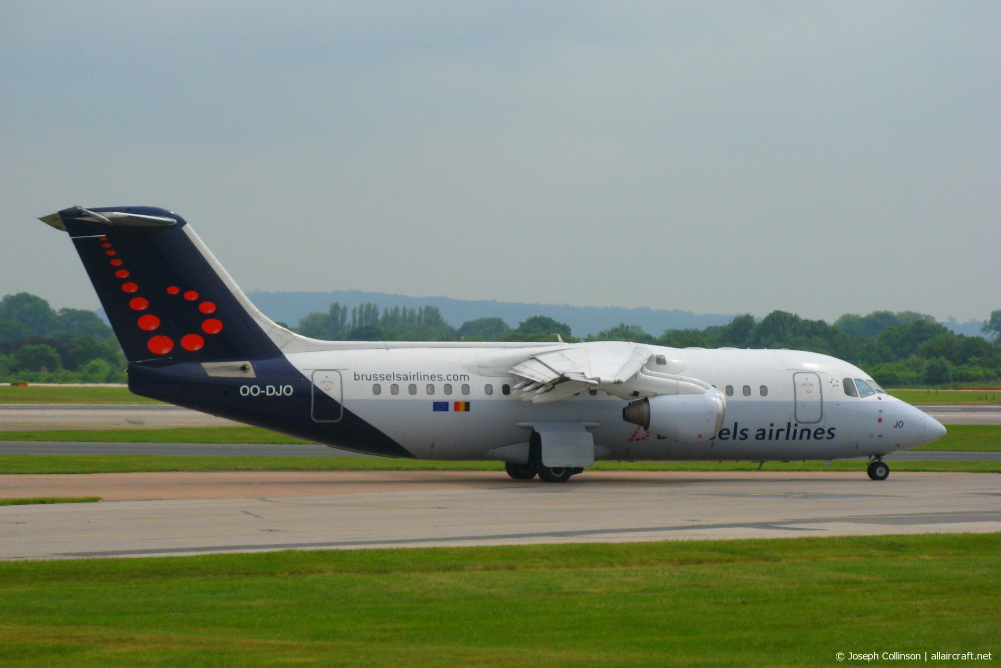 OO-DJO · British Aerospace Avro RJ85 · (MAN / EGCC)