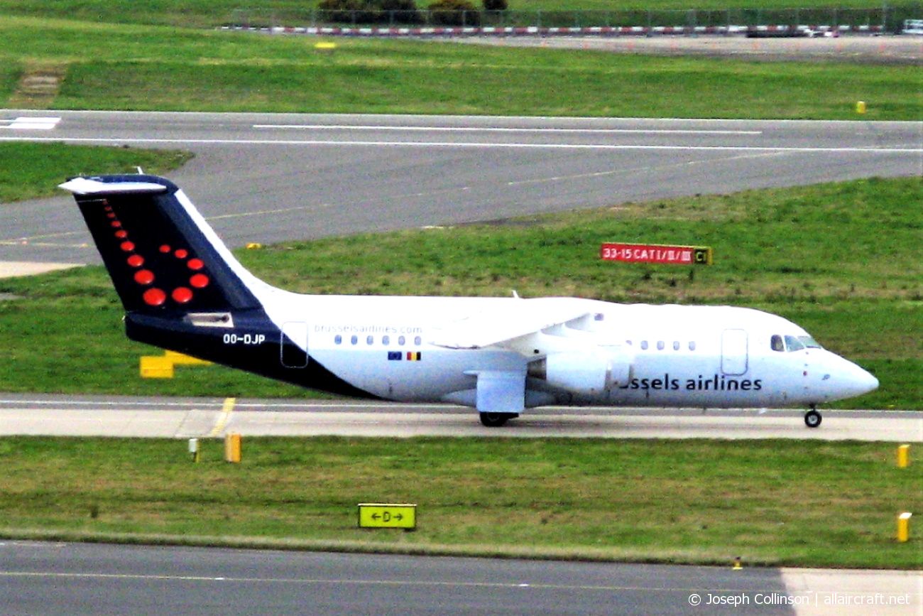 OO-DJP · British Aerospace Avro RJ85 · (BHX / EGBB)