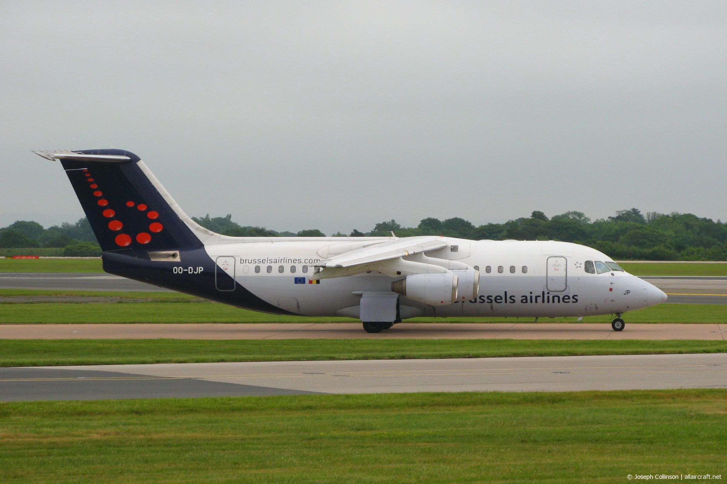 OO-DJP · British Aerospace Avro RJ85 · (MAN / EGCC)