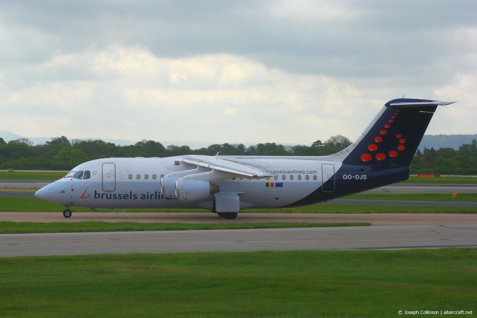 OO-DJS · British Aerospace Avro RJ85 · (MAN / EGCC)