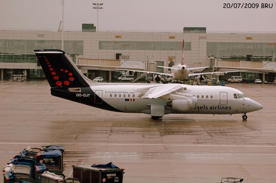 OO-DJT · British Aerospace Avro RJ85 · (BRU / EBBR)