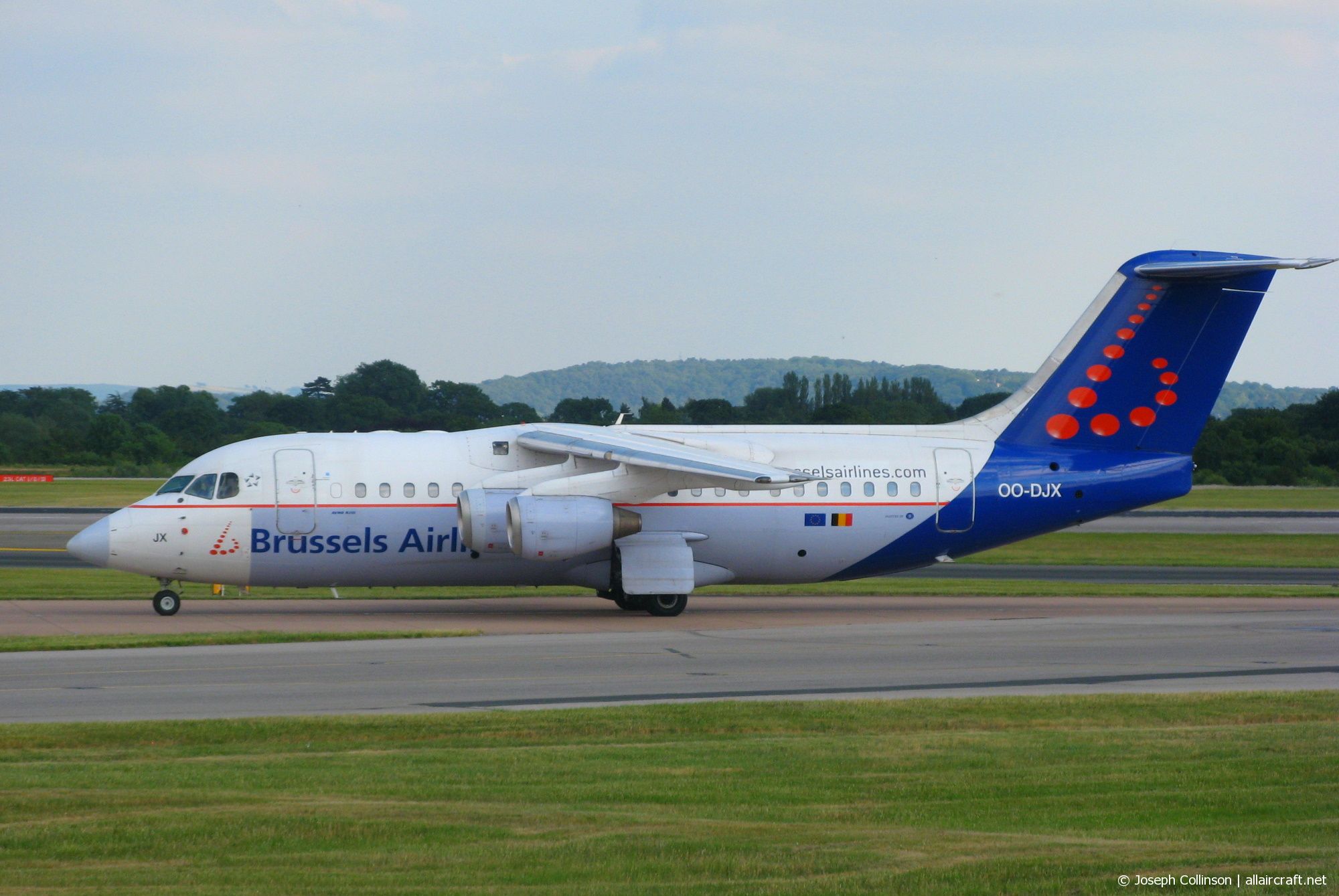 OO-DJX (E2297) 1996 British Aerospace  Avro RJ85