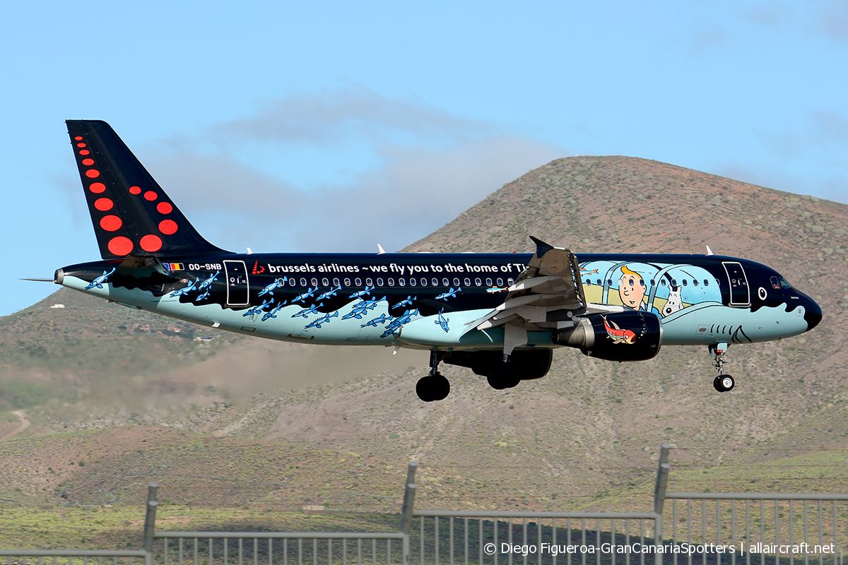 OO-SNB · Airbus A320-214 · (LPA / GCLP)