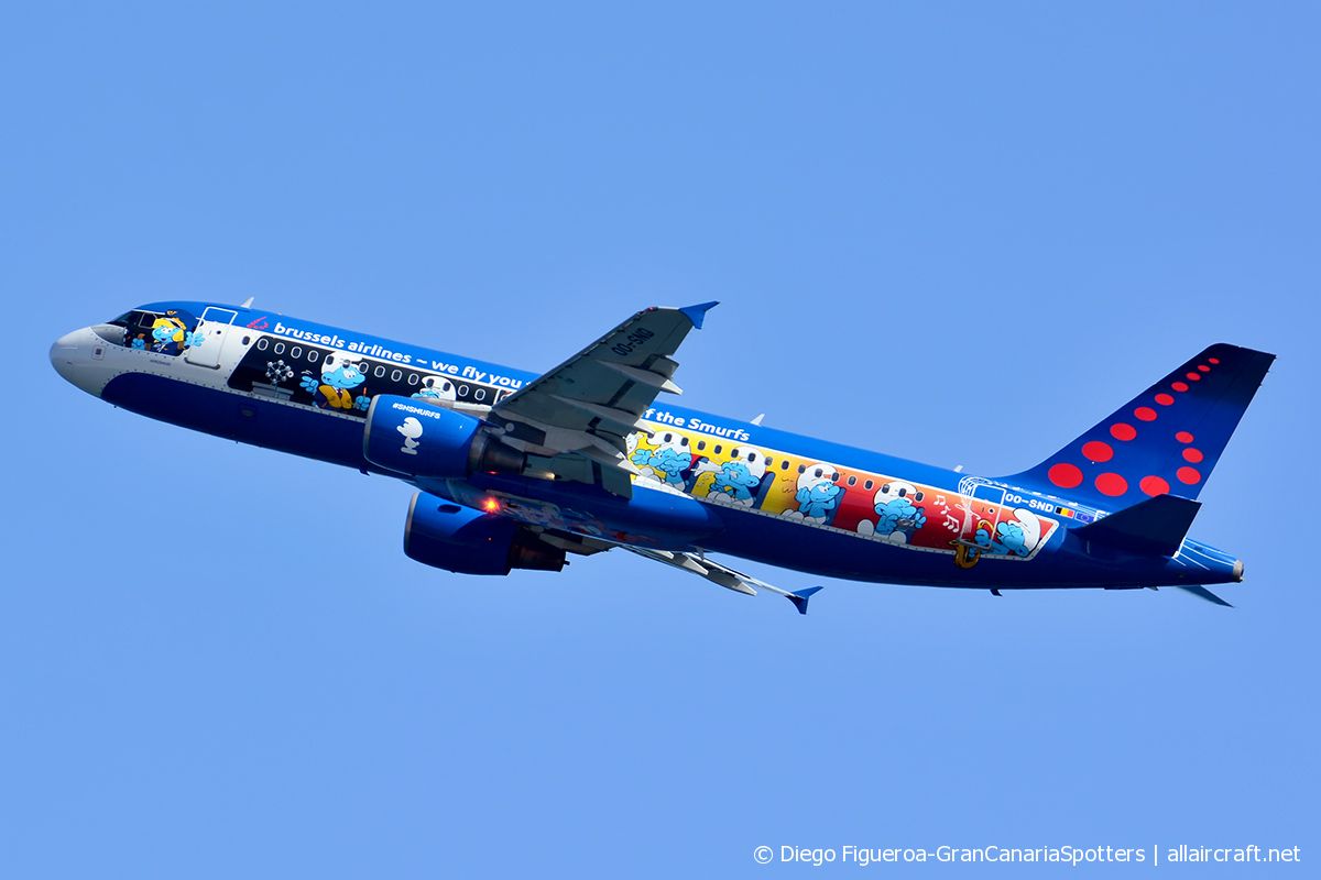OO-SND · Airbus A320-214 · (LPA / GCLP)