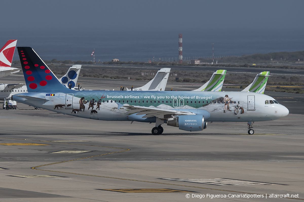 OO-SNE · Airbus A320-214 · (LPA / GCLP)