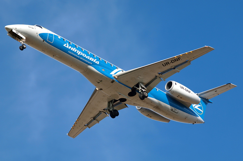 UR-DNF · Embraer EMB-145EU · (OTP / LROP)