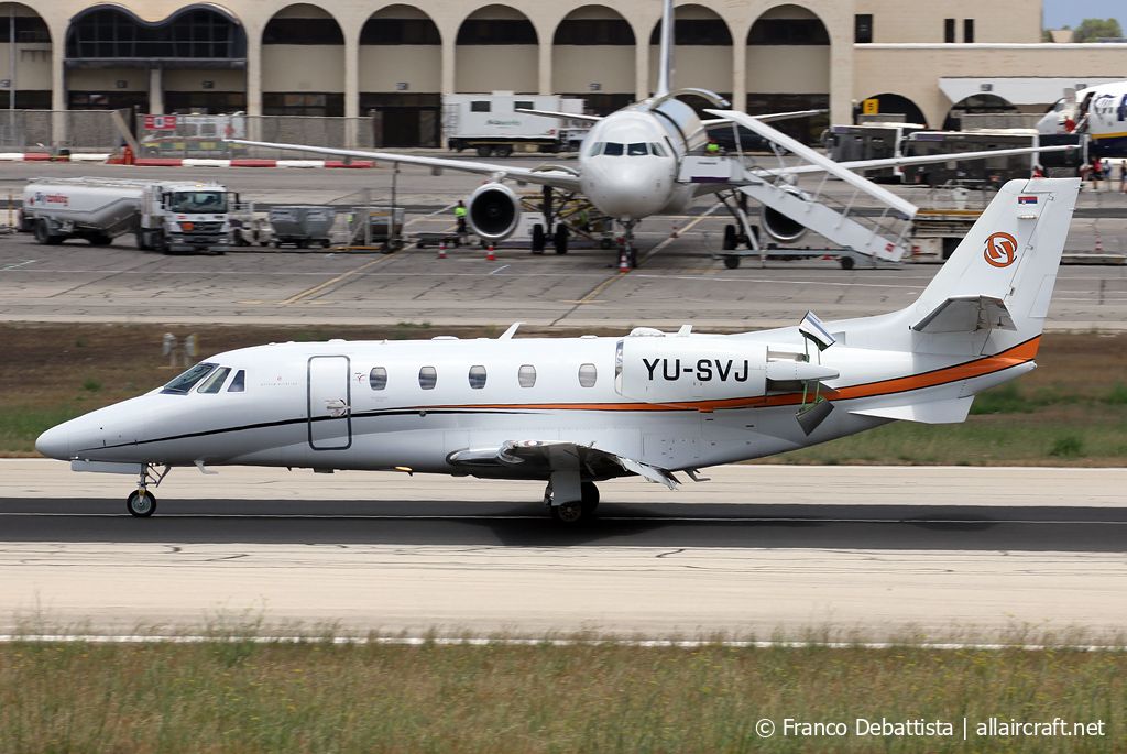 YU-SVJ · Cessna 560XL Citation XLS+ · (MLA / LMML)