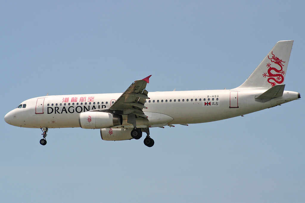 B-HSG · Airbus A320-232 · -
