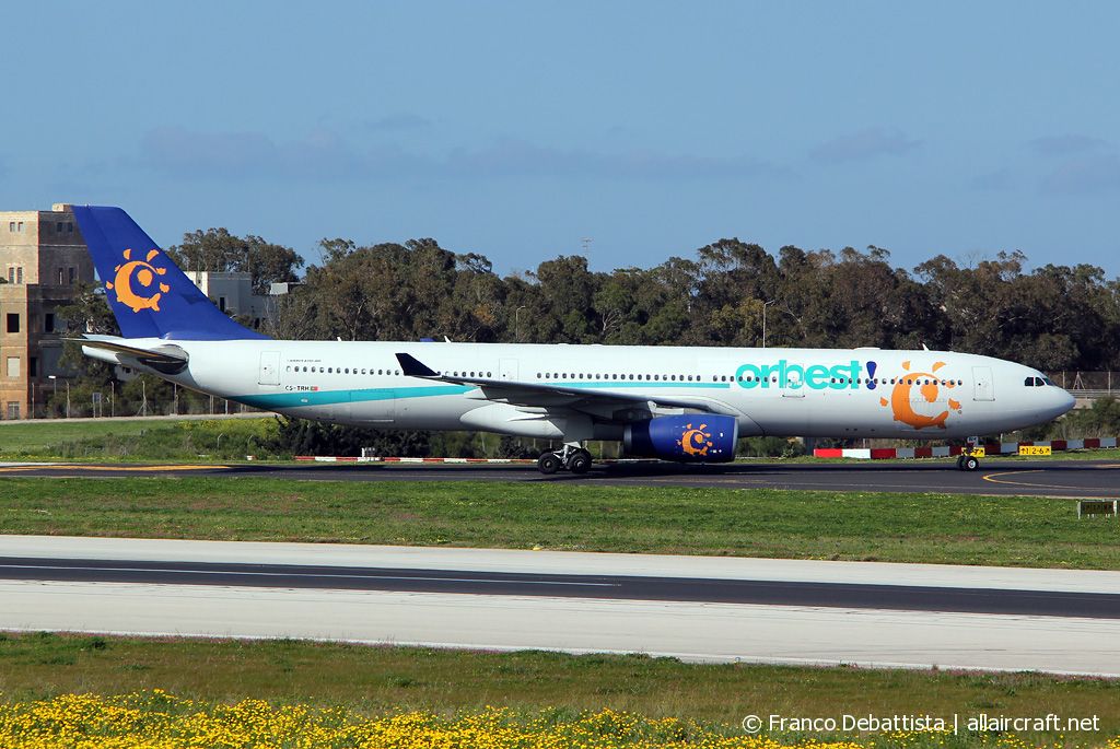 CS-TRH · Airbus A330-343 · (MLA / LMML)