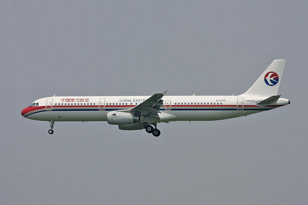 B-6755 · Airbus A321-231 · (SHA / ZSSS)