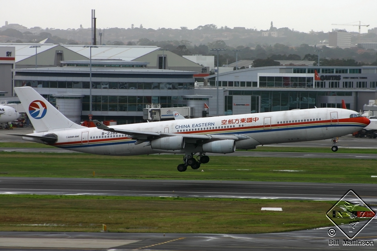 B-2382 · Airbus A340-313 · (SYD / YSSY)