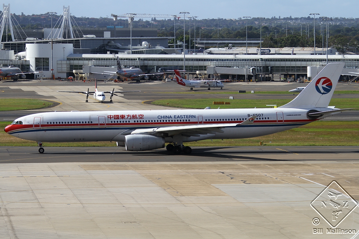 B-6507 · Airbus A330-343 · (SYD / YSSY)