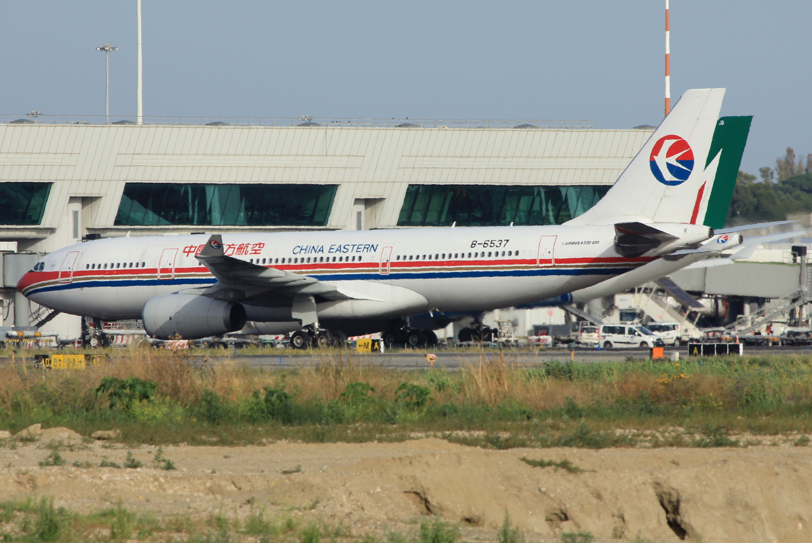 B-6537 · Airbus A330-243 · (FCO / LIRF)