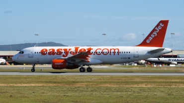 G-EZUY · Airbus A320-214 · (FAO / LPFR)