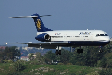 9A-BTE · Fokker 100 · (SVG / ENZV)