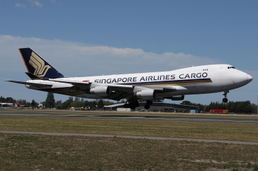 9V-SFM · Boeing 747-412F · (CHC / NZCH)