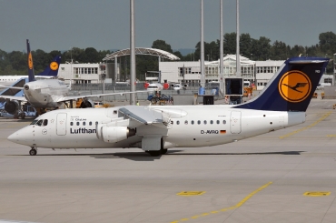 D-AVRQ · British Aerospace Avro RJ85 · (MUC / EDDM)