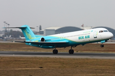 UP-F1007 · Fokker 100 · (ALA / UAAA)
